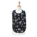 Paisley Spray Black Nibble & Dribble Adult Bib